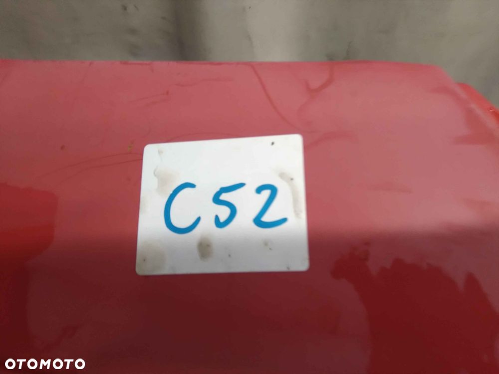 ^ ZDERZAK TYŁ TYLNY OPEL CORSA D 5D 5 DRZWI HB Z547 CZERWONY  DOKŁADKA ! - 2
