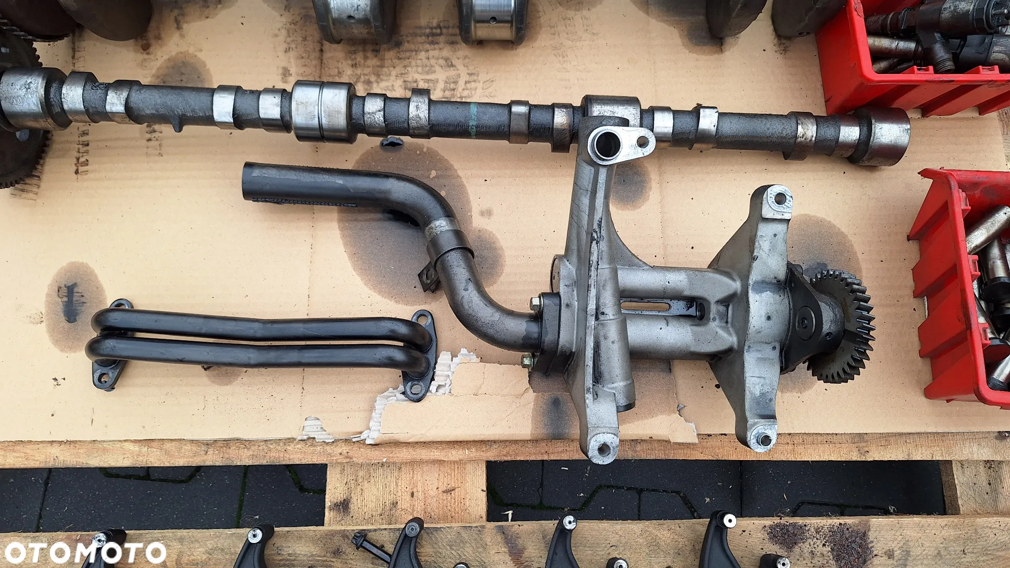 Massey Ferguson Perkins 1106  6480 6465 6475 wałek rozrzadu wał korbowy blok głowica miska korba - 4