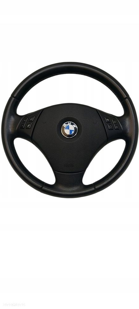 Bmw E90 E91 E87 Kierownica Skórzana Poduszka Airbag Multifunkcja Nr 54
