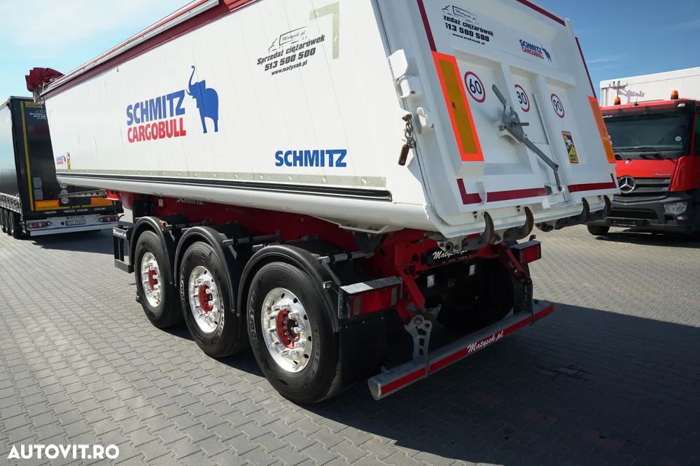Schmitz Cargobull BASCULATOR SCHMITZ / 27 m3 / ALUMINIU / PUNCT DE RIDICARE / 5.300 KG / JANTE DIN ALIAJ - 11
