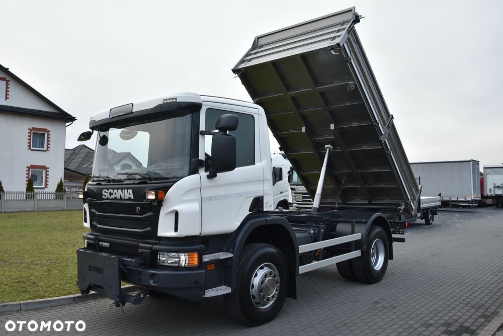 Scania P250 WERSJA OFFROAD / WYWROTKA 3-STRONNA / BLOKADA MOSTU / TYŁ RESOER / P.NOWA / 18 TYŚ KM PRZEBIEGU! / SALON PL / - 19