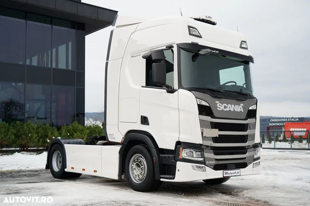 Scania R 450 / RETARDER / HIDRAULICĂ / I-PARK COOL / - 1