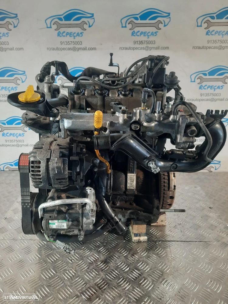 MOTOR COMPLETO 1.2i TCE 16V 100CV D4F764 D4FH764 RENAULT MODUS MOTOR ARRANQUE ALTERNADOR COMPRESSOR AR CONDICIONADO BOMBA DIRECAO DIREÇÃO TURBO INJETOR INJETORES - 7