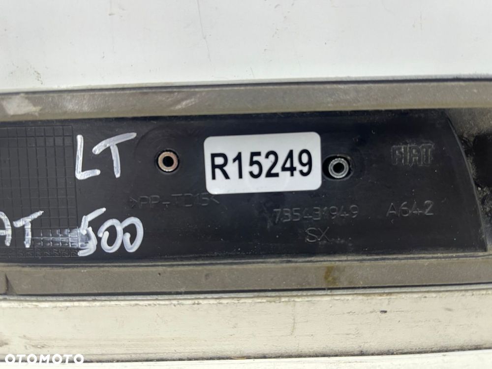 Listwa Fiat 500 2007r.- lewa nakładka błotnika tylnego lewy tył 735431949 - 7