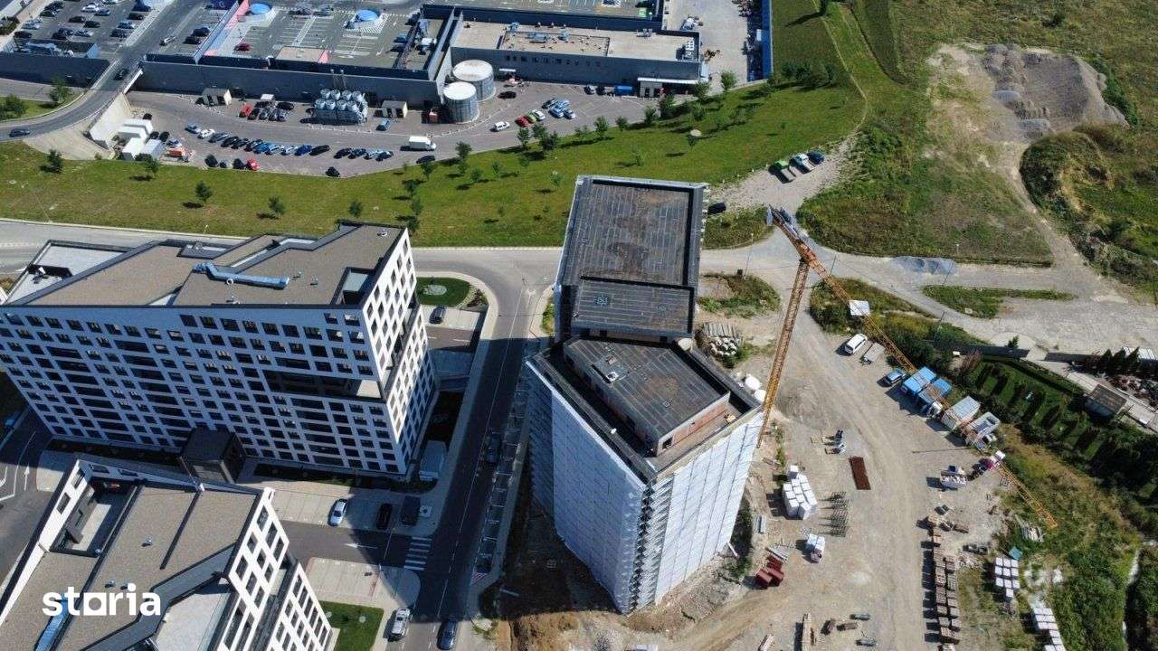 Studio de vânzare, 35m² + 3m² balcon, Skyline City! — fotografia 1