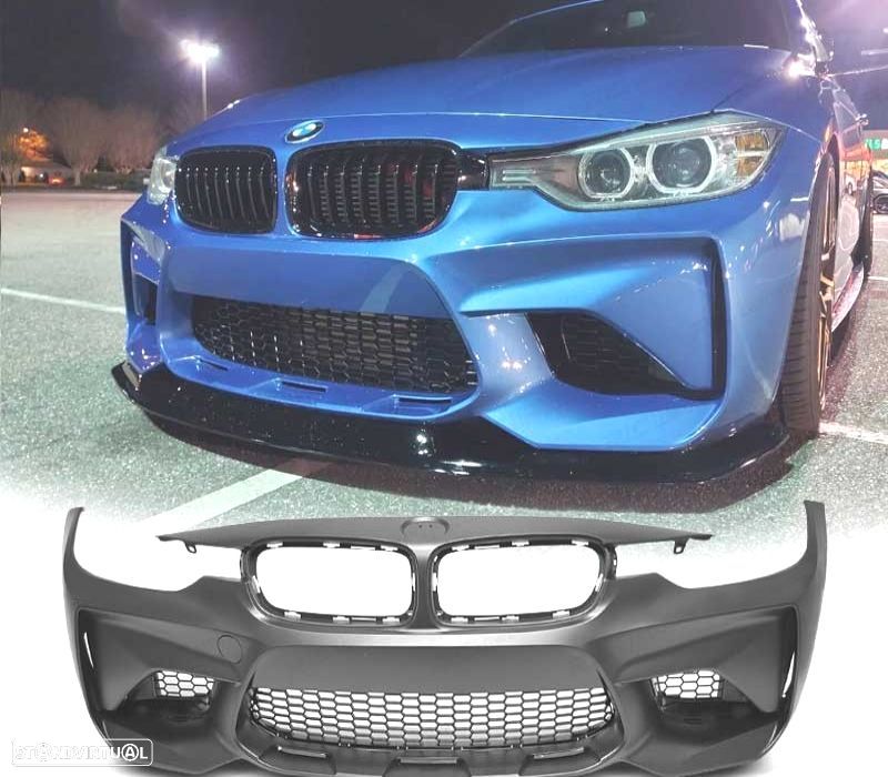 PARA-CHOQUES FRONTAL BMW F30 F31 LOOK M2C COMPETITION - 1