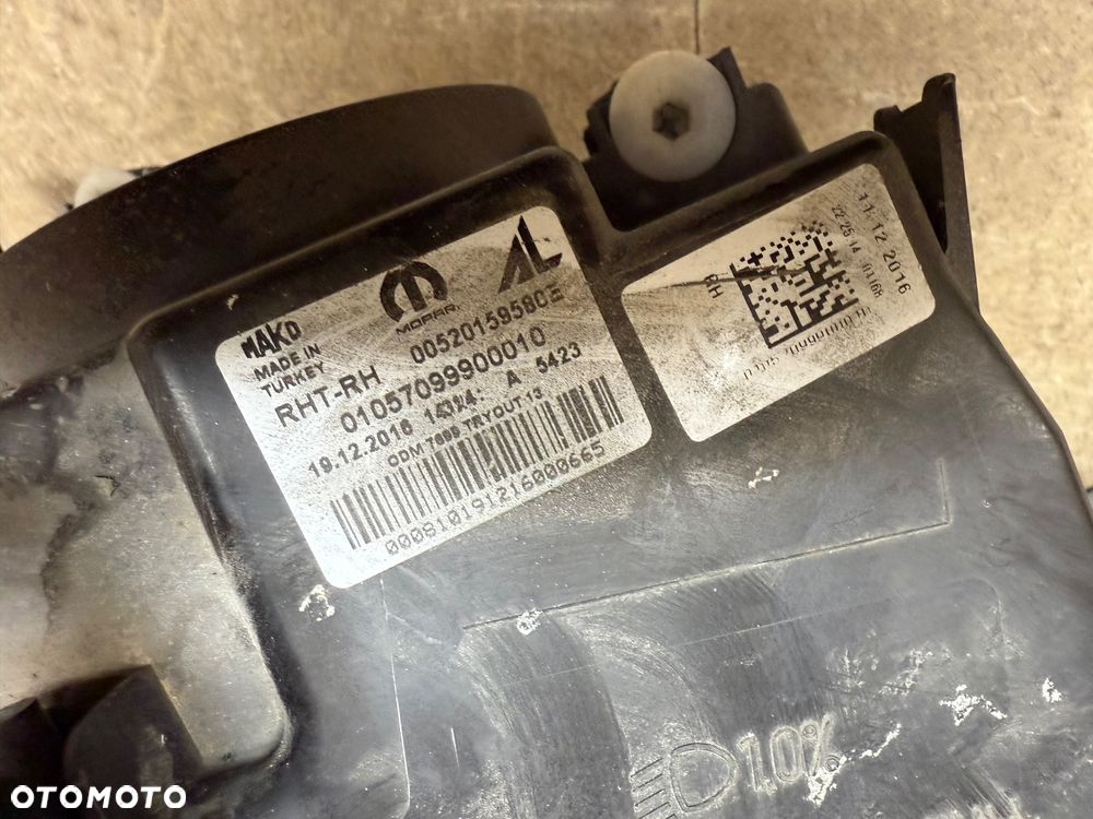 LAMPA PRZÓD PRAWA REFLEKTOR PRZÓD PRAWY FIAT TIPO II SOCZEWKA LED 00520159580E - 8