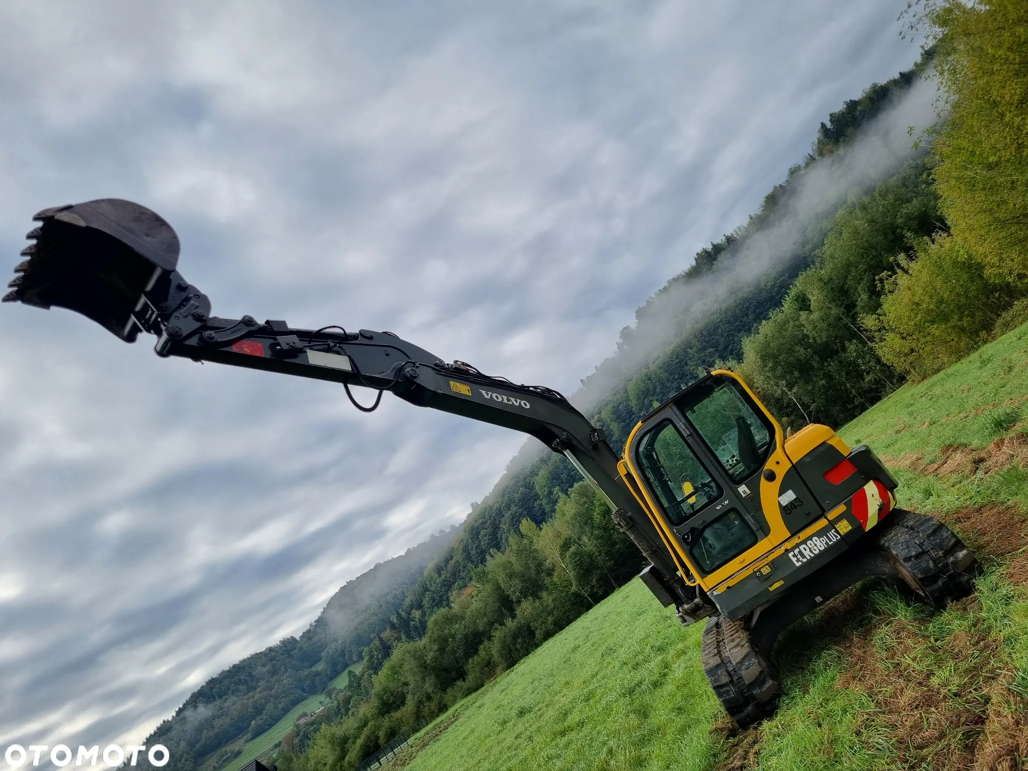 Volvo ECR88plus Koparka Gąsienicowa 10ton Ramię długie PLUS! Perfekcyjny stan z Norwegii! Klima 3łyżki Gąsienice jak nowe Zero wycieków luzów!! - 2