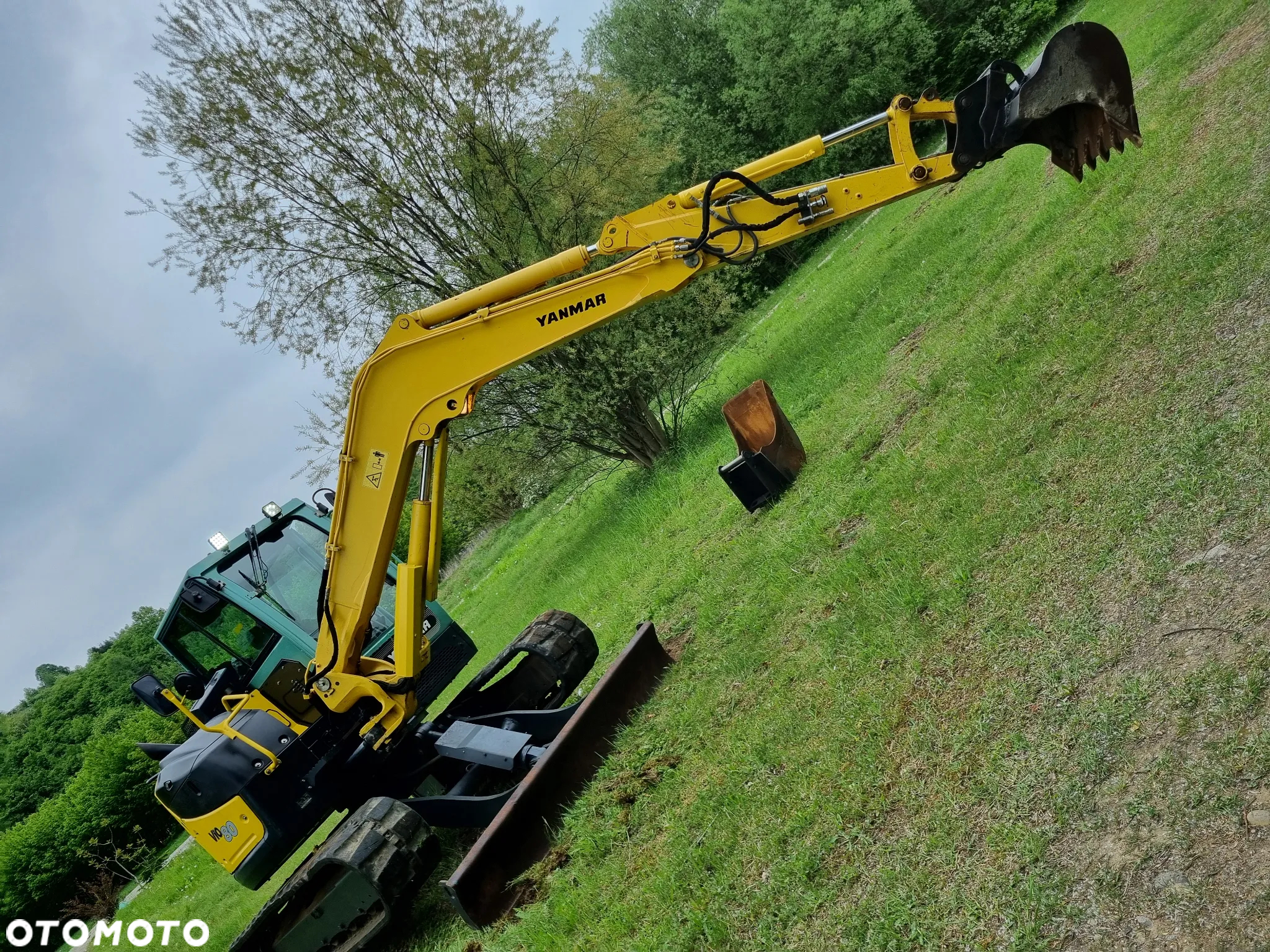 Yanmar VIO80-1A Koparka Gąsienicowa 8,5 tony 2015r z Norwegii jak Nowa Oryginał! Klima Pompa do tankowania - 24