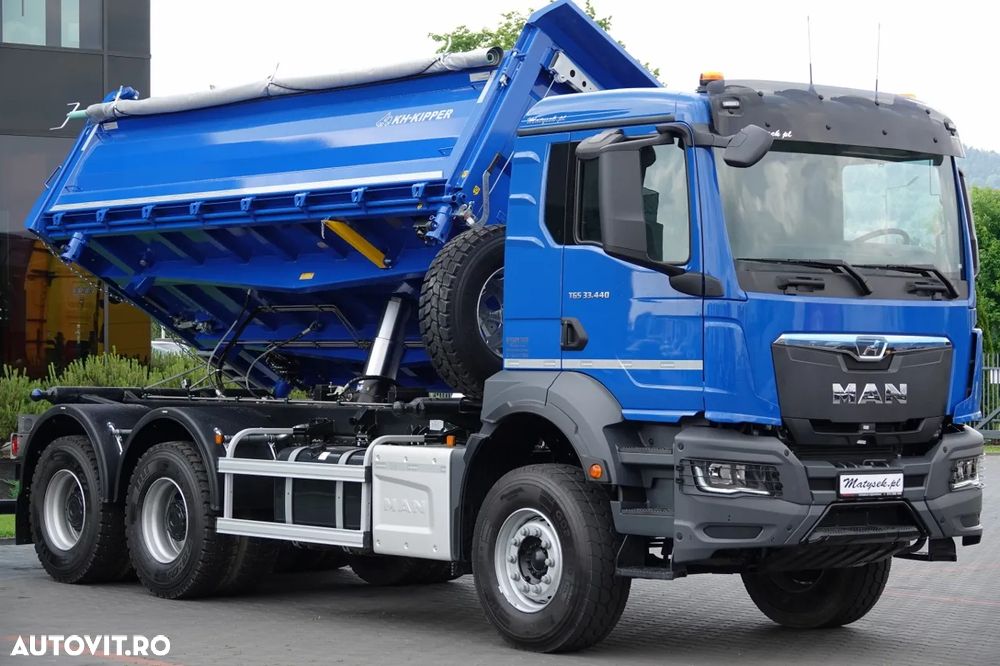 MAN TGS 33. 440 / 6x4 / basculant cu 3 laturi / Hydroboard / BORDMATIC / KH-KIPPER / NOU / DISPONIBIL IMMEDIAT / - 17