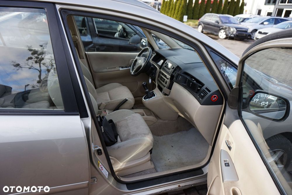 TOYOTA COROLLA VERSO I E12 2003 1D9 1.8 16V 1ZZ-FE 135KM C52 SREBRNY na części - 15