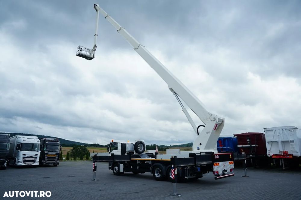 MAN TGS 26.400 / Platformă de lucru aeriană / 6x4 / PALFINGER WT 530 / ÎNĂLȚIME DE LUCRU 53 M / / CAPACITATE DE RIDICARE 600 KG - 5 PERSOANE / MANUALĂ - 4