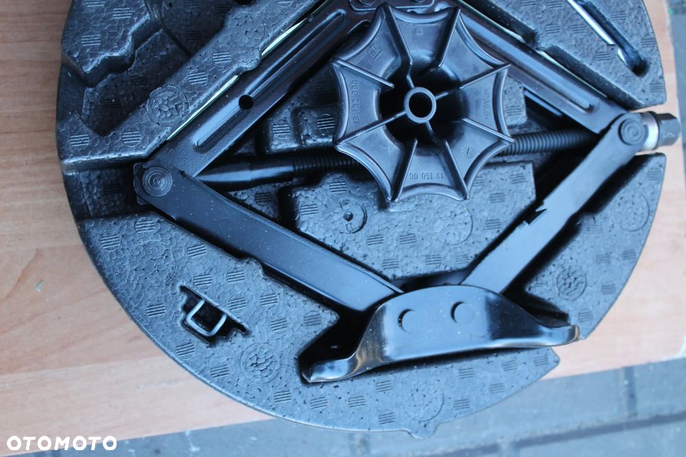 KOŁO ZAPASOWE DOJAZDOWE ZAPAS ZESTAW KLUCZ LEWAREK STYROPIAN OPEL ASTRA J KOMBI 16 CALI 5x105 ET39 205/60/16 - 12