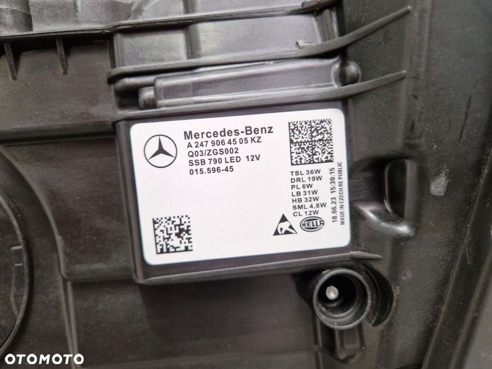 MERCEDES GLA W247 H247 LAMPY PRZEDNIE PRAWA LEWA LED MULTIBEAM USA - 10