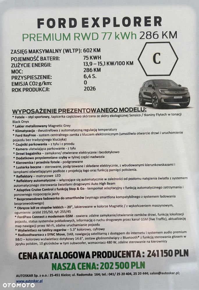 Ford Explorer 77kWh Premium RWD - 8