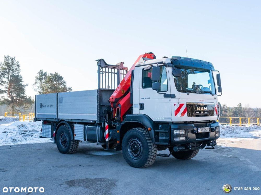 MAN TGM 18.340 4x4 Palfinger PK 18002 HDS Żuraw - 7
