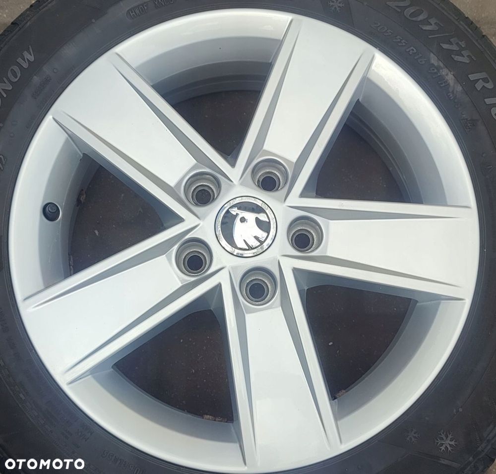 Felgi Aluminiowe Oryg. Skoda Octavia III 16 Cali 5x112 6JX16 Et48 Ø57,1 Bdb - 4