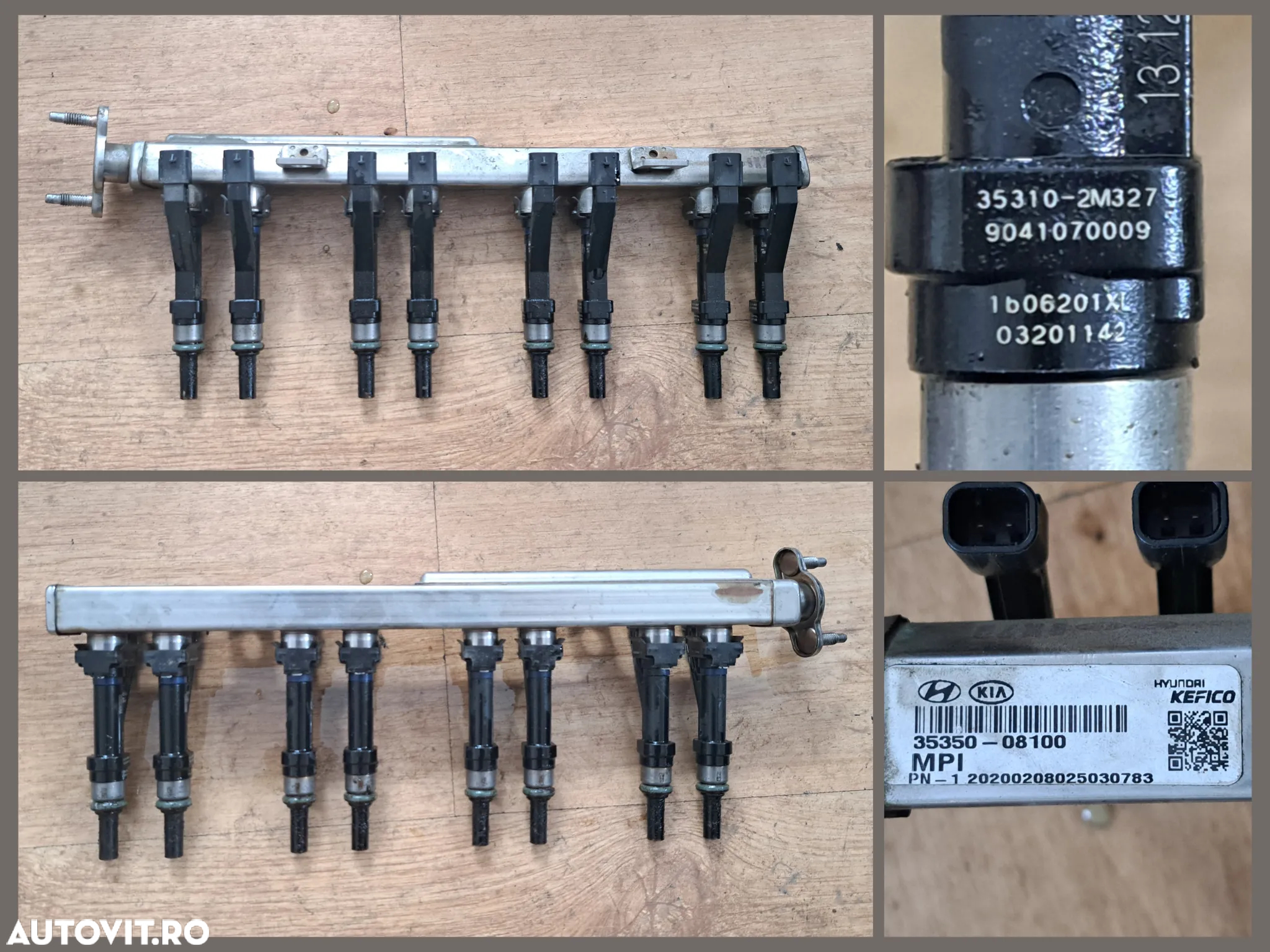 Anexe motor Hyundai I30 1.5i PD PDE G4LC Electromotor EGR Injectoare Rampa injectoare Bobina inductie Compresor clima Alternator Pompa apa - 4