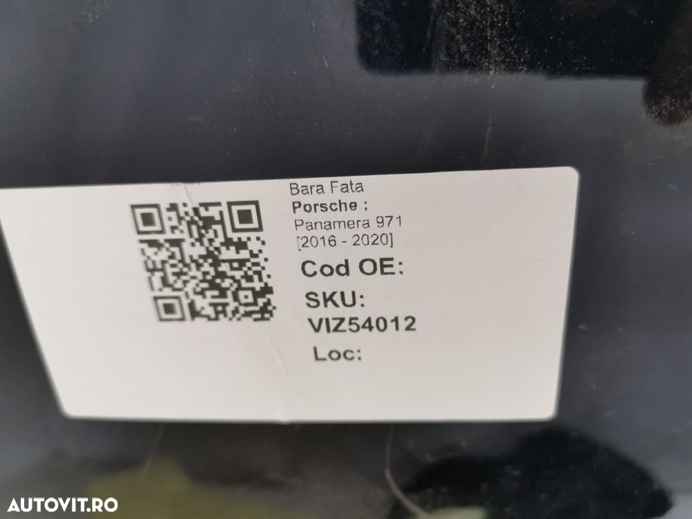 Bara Fata Porsche  Panamera 971 [2020 - 2024] GTS Original In Stare Bu - 8