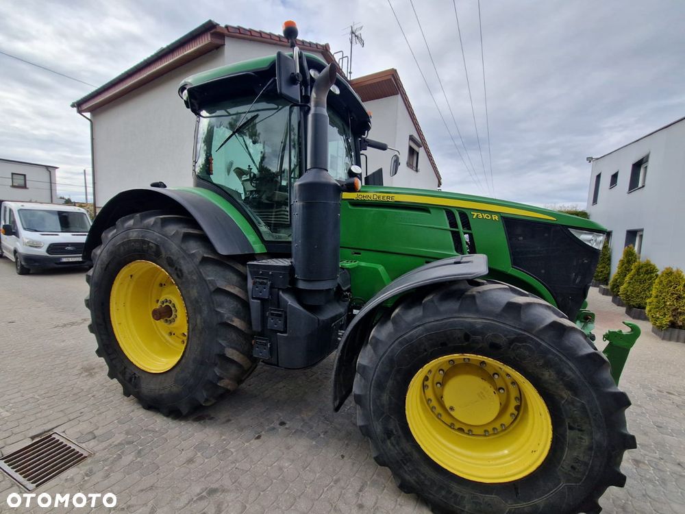 John Deere 7310R 2015r. Tuz WOM Pneumatyka TLS Import - 16