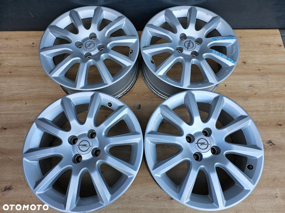 FELGI ALUMINIOWE OPEL ASTRA G H MERIVA A CORSA C D 16 CALI 4x100 ET37 - 1