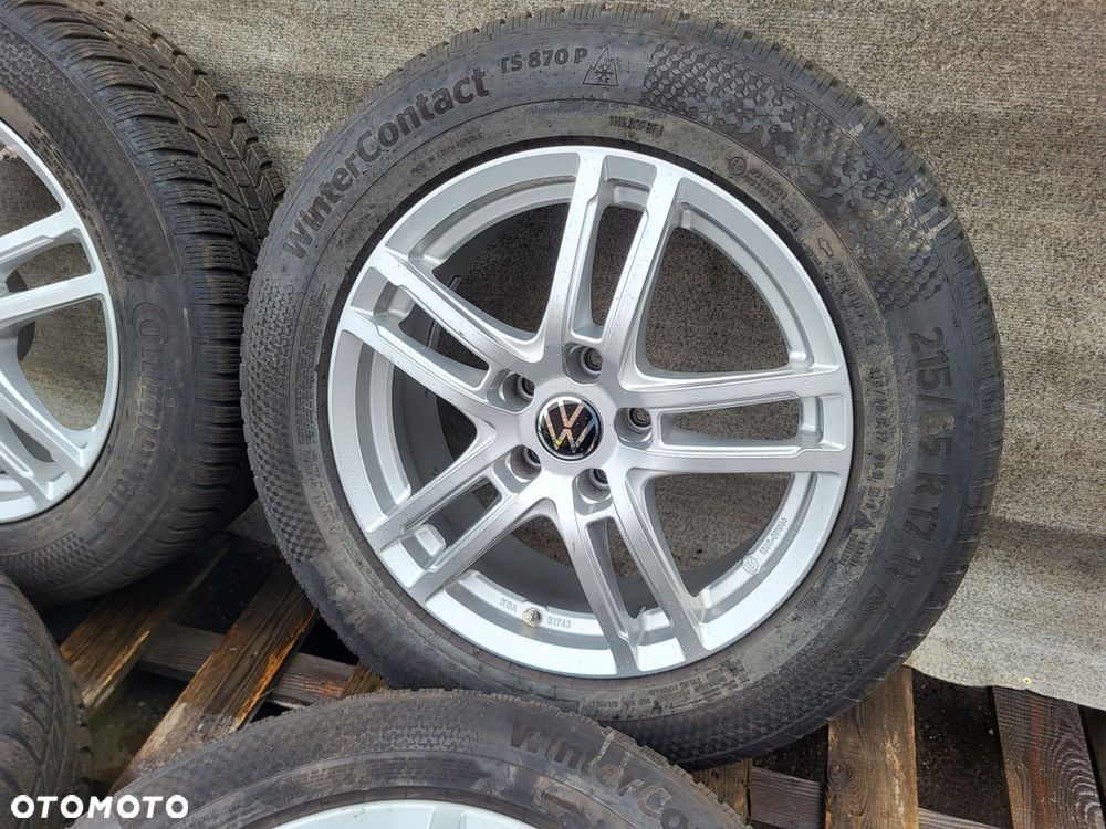 [K416] Koła zimowe 17 Cali 5x112 Continental 215/65/17 7mm VW TIGUAN - 5