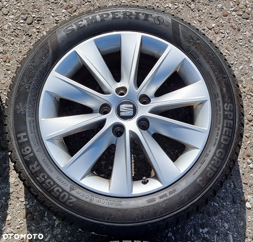 4x koła opony felgi zima Seat Leon FR Ateca VW Audi Skoda Semperit Speed-Grip 2 205/55/16 205/55R16 5x112 - 5