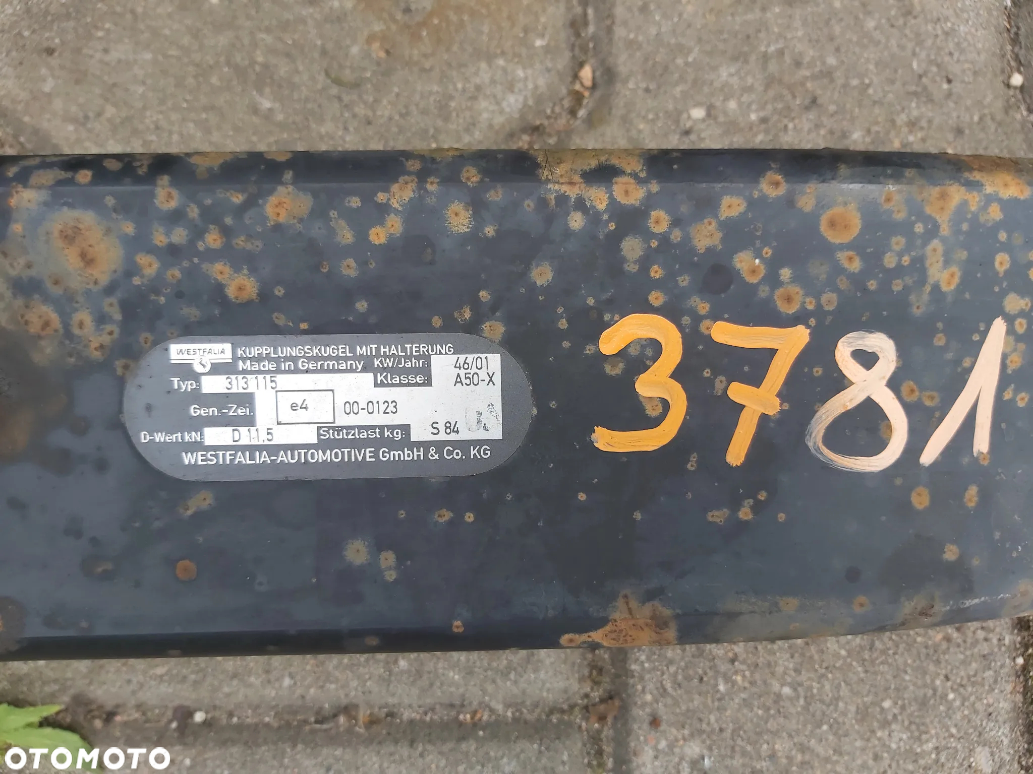 MERCEDES W210 KOMBI HAK HOLOWNICZY + BELKA WESTFALIA A2103100537 - 7