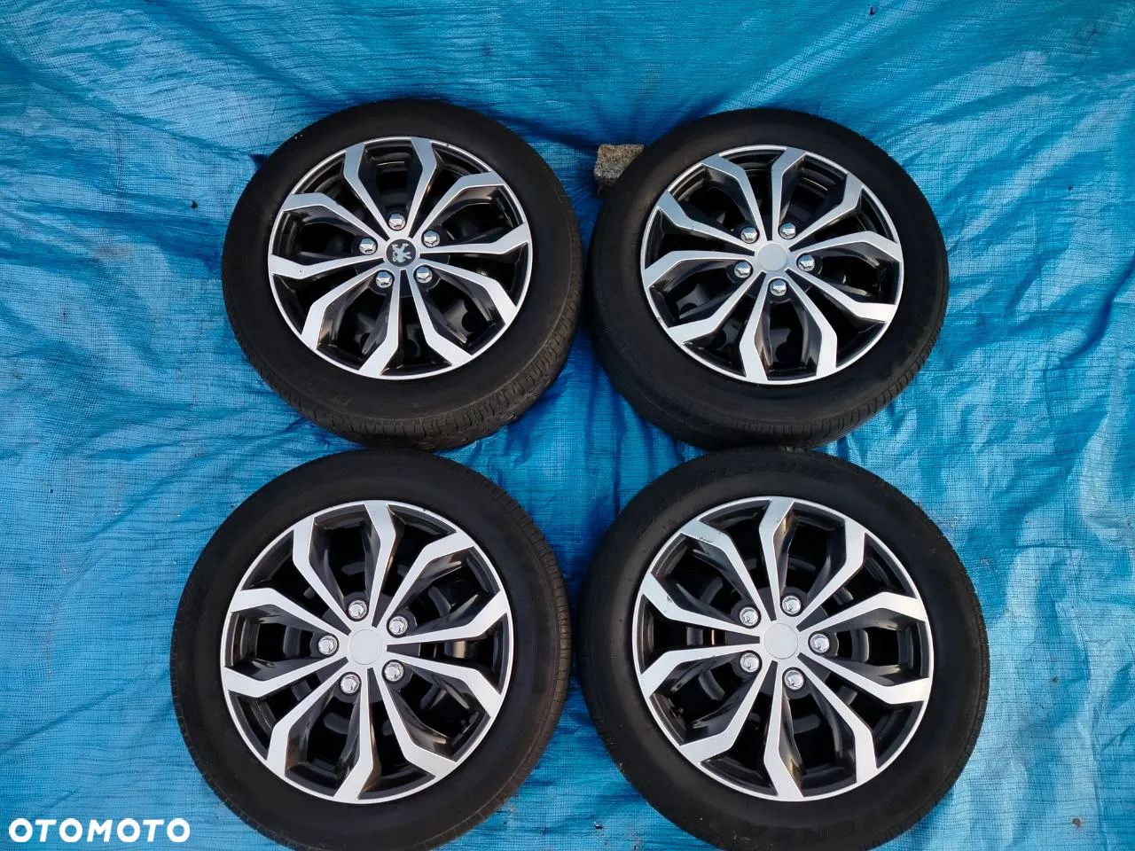 KOŁA PEUGEOT CITROEN 4x108; 65,1mm 205/55R16 KOŁPAKI - 1