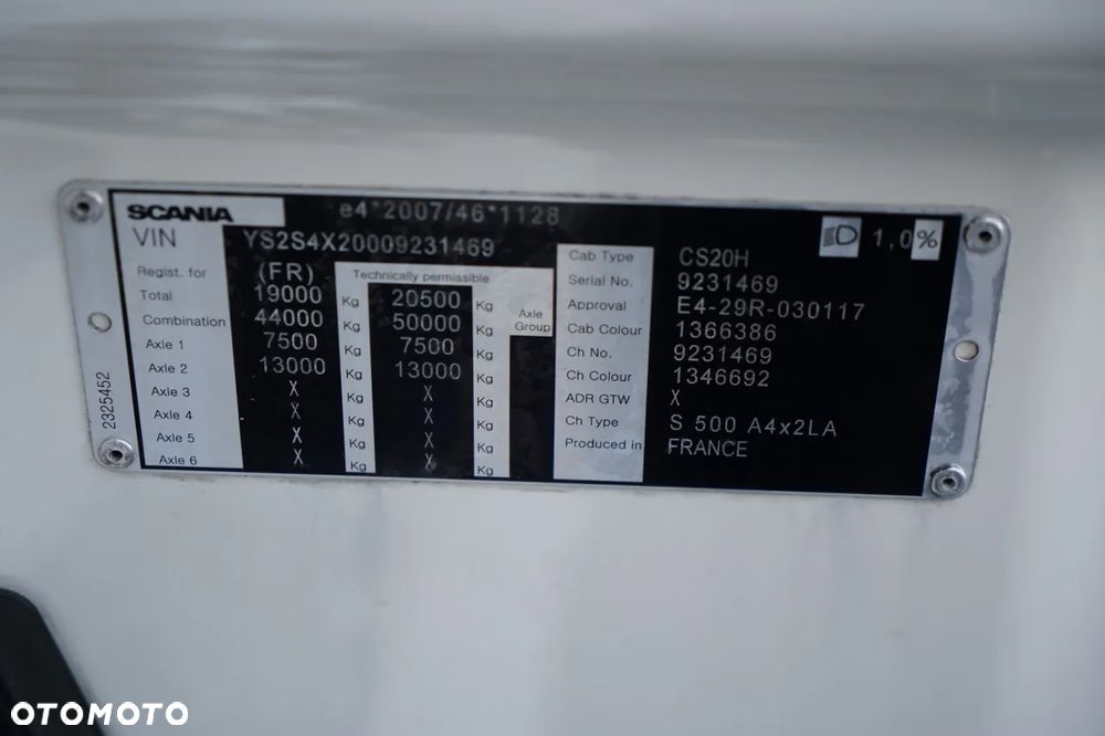 Scania S 500 / RETARDER / KLIMATYZACJA POSTOJOWA / NAVI - 38