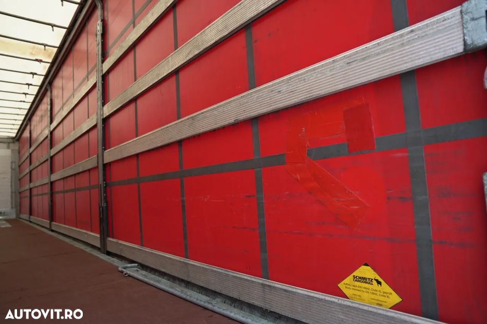Schmitz Cargobull CORTINĂ / AXĂ RIDICATĂ / ACOPERIȘ RIDICAT / CONTENIER PENTRU PALEȚI - 18