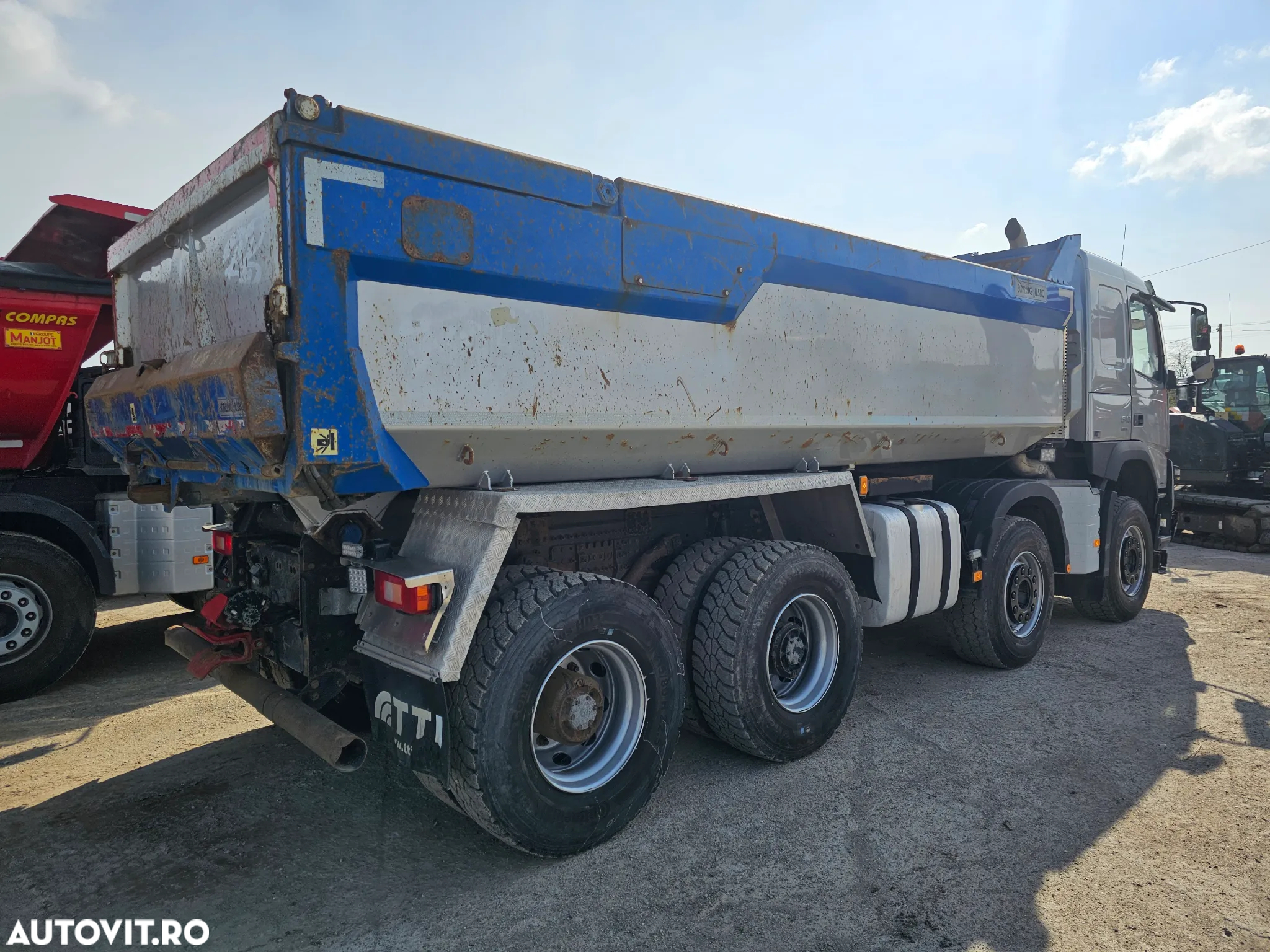 Volvo FMX 540 8x4 HD full complet autobasculanta basculanta - 9