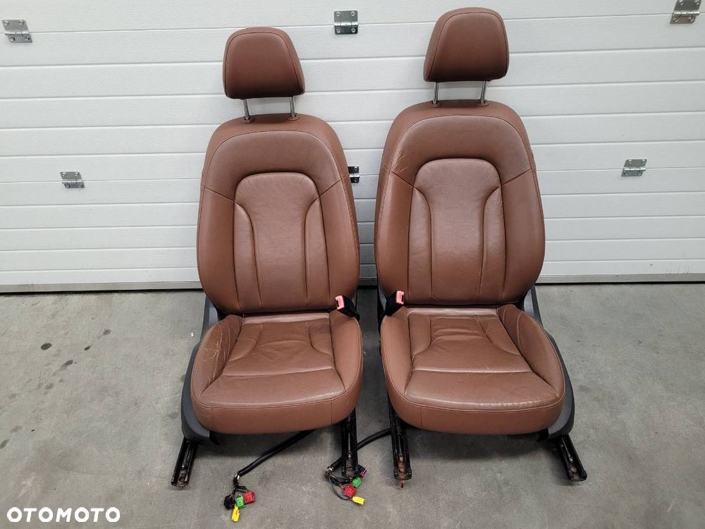 FOTELE KANAPA BOCZKI KOMPLET AUDI Q5 8R SKÓRA - 5