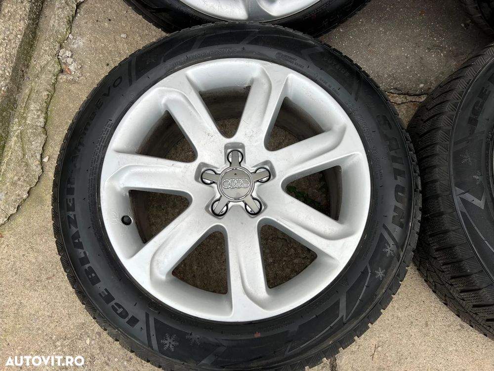 Jante Orginale AUDI R18 cu anvelope iarna jante audi cu anvelope iarna 235-55-18 impecabile - 4