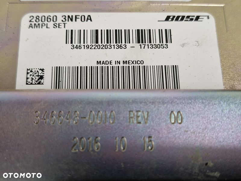 NISSAN LEAF I 1 WZMACNIACZ RADIA 280603NF0A - 9
