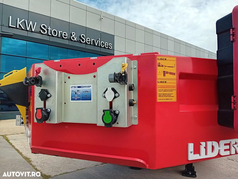 Lider TRAILER/LOW LOADER 3 AXE/3 AXELS, NOU/NEW TOP !!! - 19
