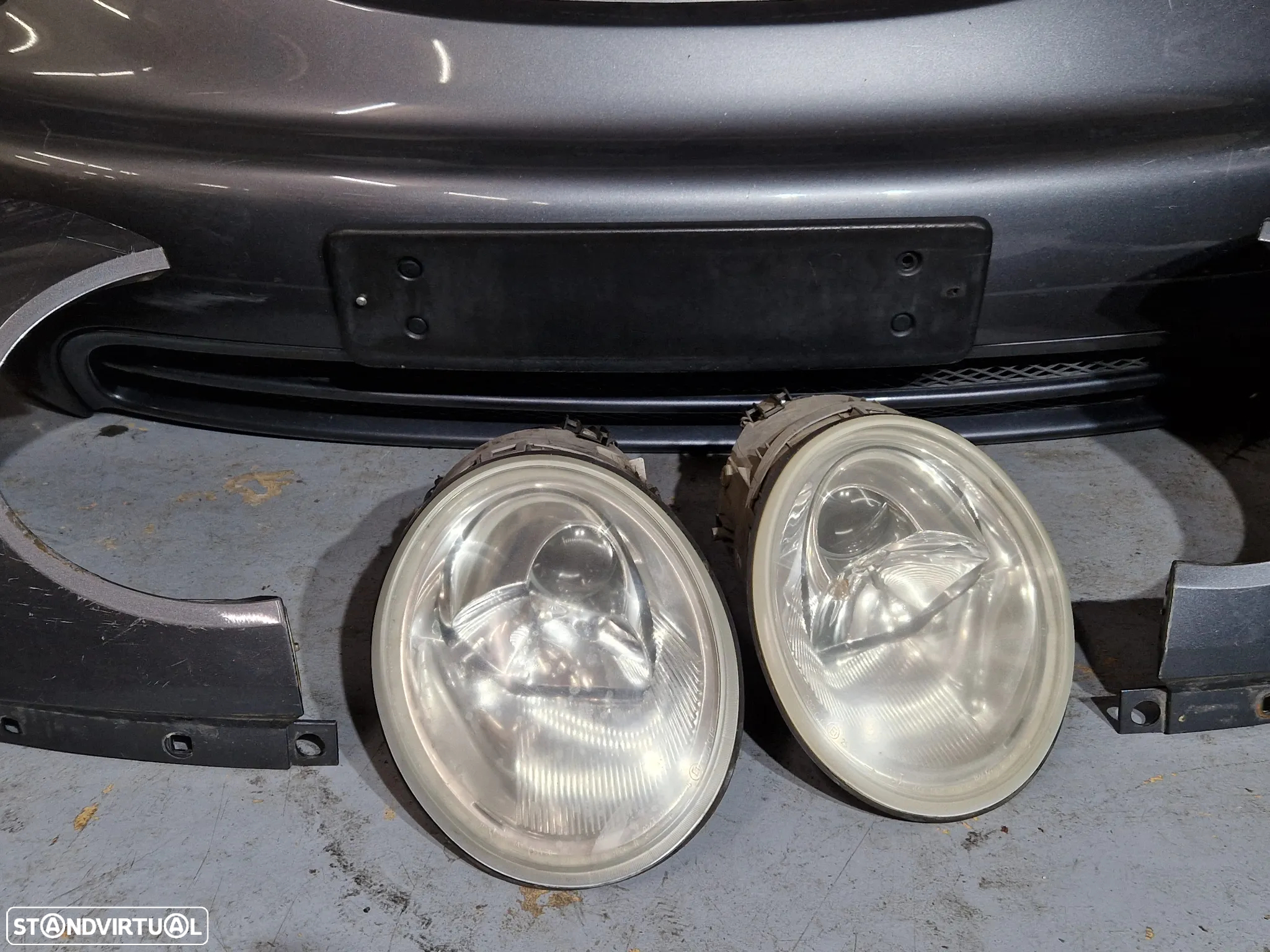 Frente completa usada VW BEETLE capot parachoques guardalamas radiador oticas - 4