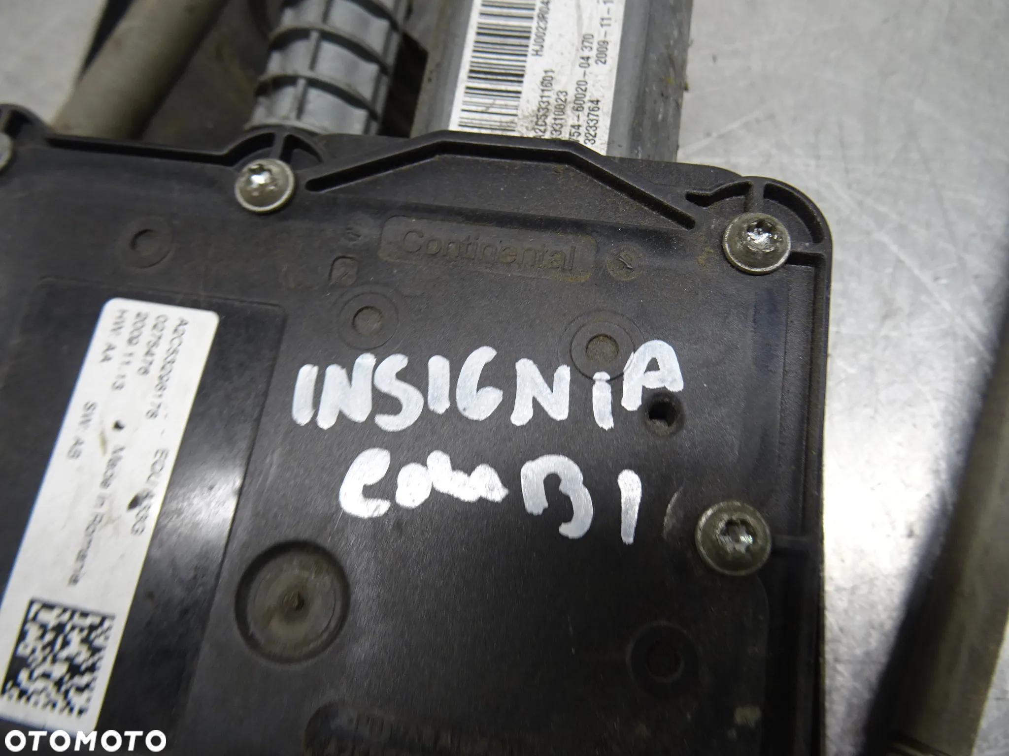 OPEL INSIGNIA A 08-12 2.0 CDTI MECHANIZM HAMULCA RĘCZNEGO 13310023 - 2
