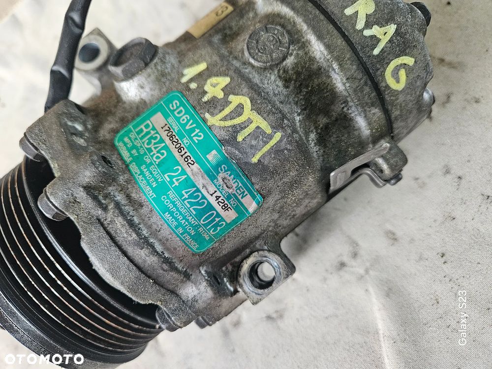 Sprężarka kompresor klimatyzacji Opel Astra G Meriva A 1,7 CDTI 24422013 1428F - 3