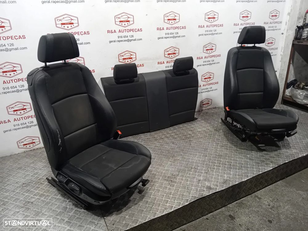 Conjunto de Bancos BMW Série 1 E82 Pack M Pele Original - 3