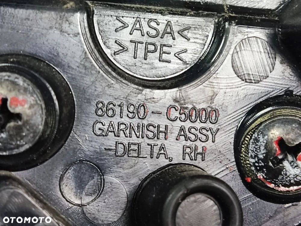 KIA SORENTO 18-20r Trójkąt Drzwi Maskownica Śrub Błotnika - 3