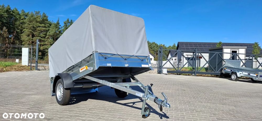 Neptun DOSTAWA Przyczepka 236x129x110cm N7-236 ptw Lekka przyczepa jednoosiowa ze stelażem i plandeką h-110cm! UCHYLNA!GN128 - 16