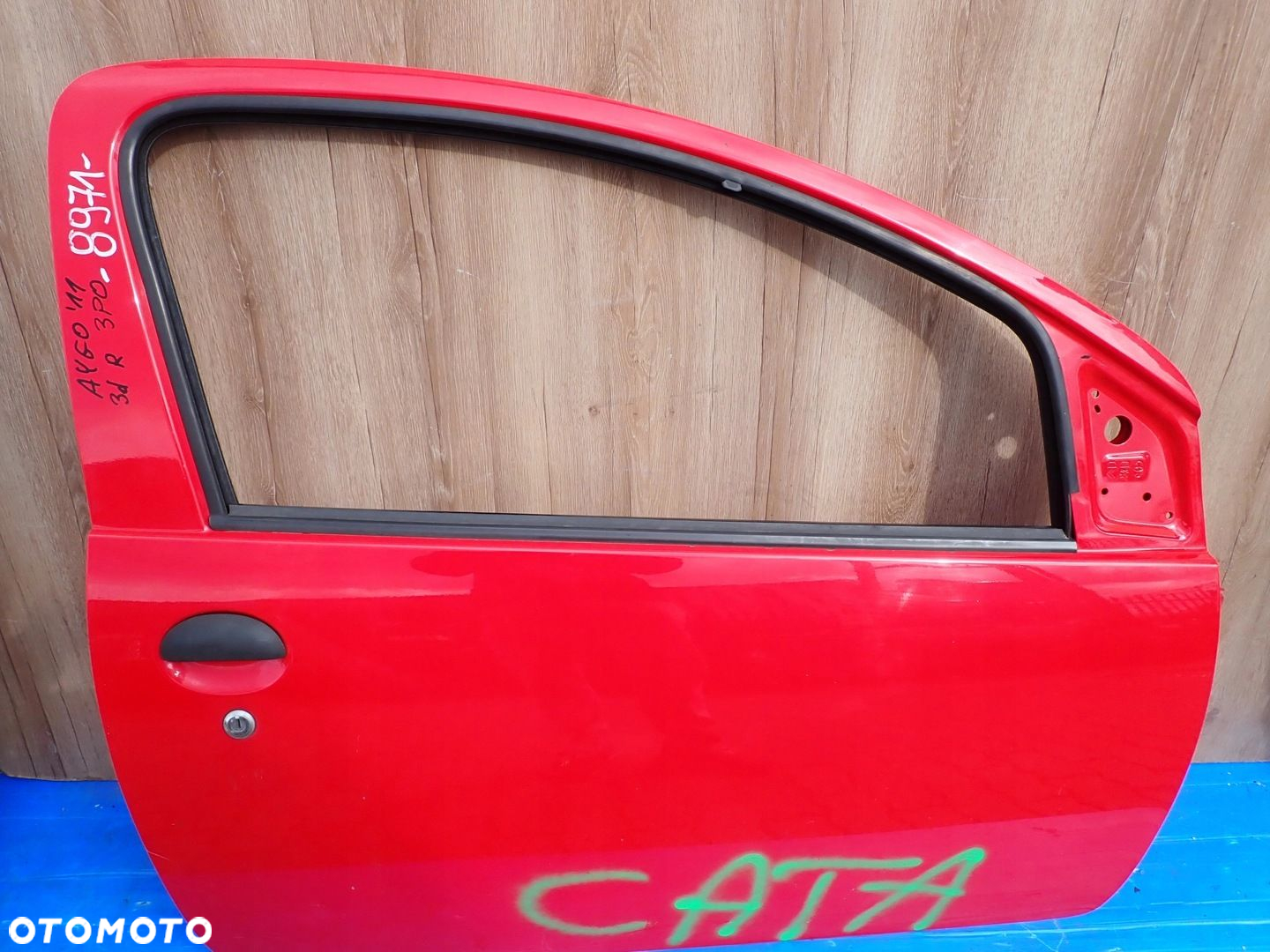 TOYOTA AYGO 05-12 3d DRZWI PRAWE 3PO - 2