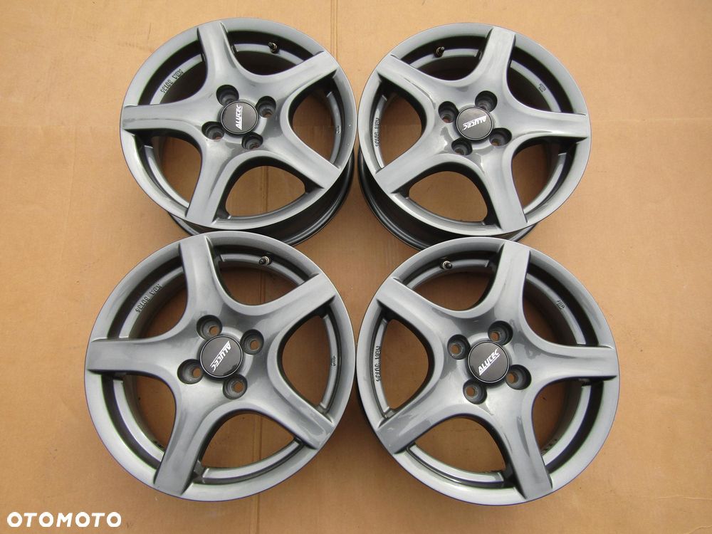 4x Felgi Aluminiowe 15 Opel Adam Vectra A Astra F Aveo Tigra Vectra Combo C Corsa B C D E Meriva Kadet Chevrolet Spark Lanos Nexia Nubira Aveo 5,5 j 4x100 ET40 piasta 56,6 mm + czujniki TPMS ALUTEC GERMANY - 3