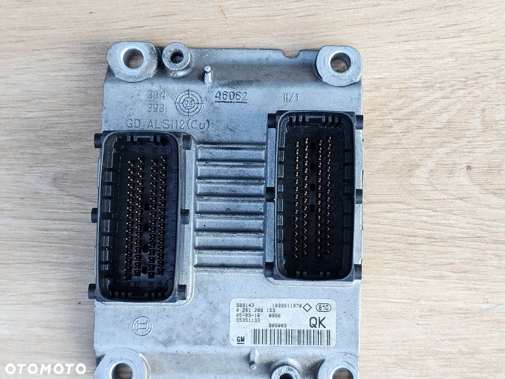 STEROWNIK SILNIKA KOMPUTER OPEL ASTRA H ZAFIRA B 2.0 TURBO Z20LER 55351133 0261208153 QK - 3