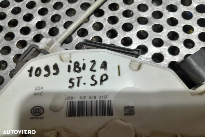 Broasca usa spate stanga 6J0839015F 6J0839015F Seat Ibiza 4 [2th face - 3