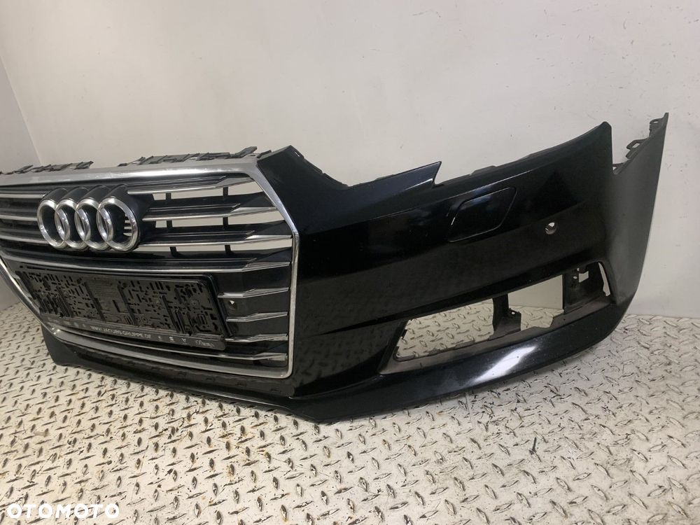 ŁADNY NIEUSZKODZONY ZDERZAK GRILL PRZEDNI PRZÓD AUDI A4 B9 S-LINE 15-19 4xPDC SPRYSKI 8W0807437 - 3
