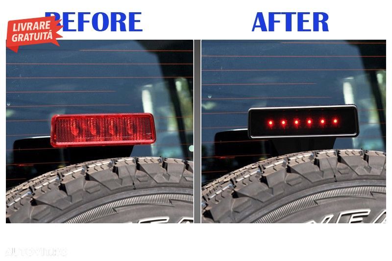 Stop Frana LED JEEP Wrangler JK (2007-2016)- livrare gratuita - 4