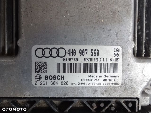 Sterownik silnika Audi A8 4H0 907 560 - 2