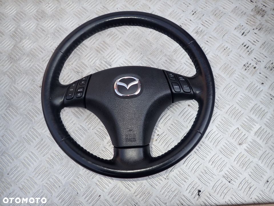 KIEROWNICA SKÓRA MULTIFUNKCJA MAZDA 6 LIFT 09- RADOM - 1